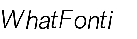 Post Grotesk Light Italic