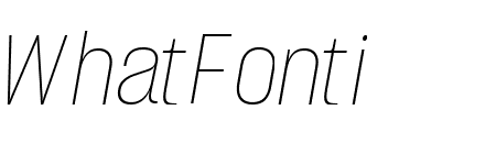 Sharp Grotesk Thin Italic 15 Regular