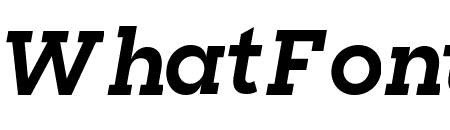 Sharp Slab Bold Italic