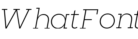 Sharp Slab Light Italic