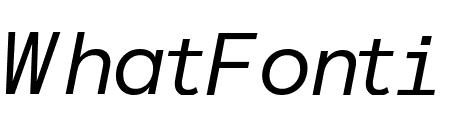 Basis Grotesque Pro Mono Italic