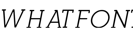 Merlo Round Serif Regular Italic