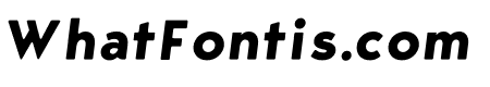 George Round Bold Italic