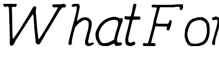 Radka Italic