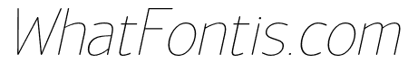 OfficialHairline-Italic