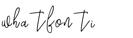 Black Hawk Lowercase Alt