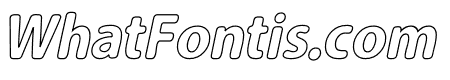 Carson Outline Bold Italic