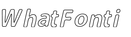 Carson Outline Medium Italic