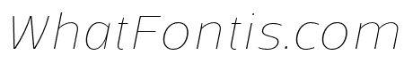 Kareemah Kareemah Thin Italic