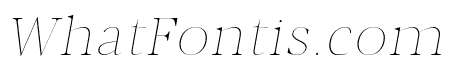 Elizea Thin-italic
