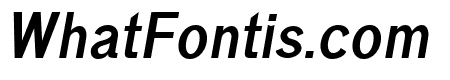 Treyton Bold Italic