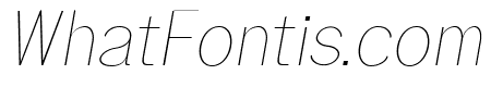 Treyton Thin Italic