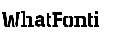 Rodian Serif Stencil Bold