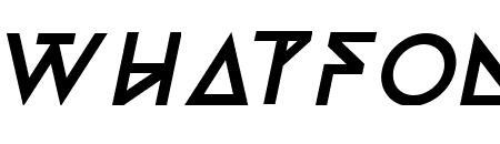 Default Alternate Italic