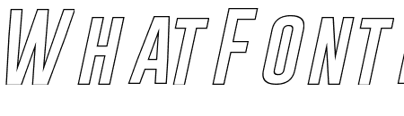 Gobold Hollow Italic
