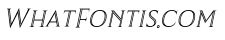 Thirsk Carved Italic