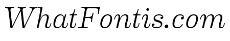 Eames Black Light Italic