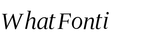 Luxury Text Regular Book Italic