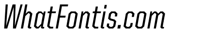 United Italic Condensed Thin Book Italic