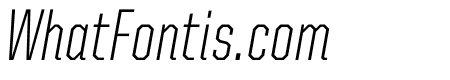 United Italic Condensed Thin Regular Italic