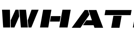 United Italic Extended Stencil