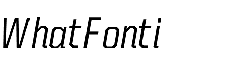 United Italic Semi Condensed Thin Book Italic