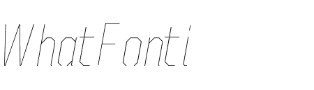 United Italic Semi Condensed Thin Light Italic
