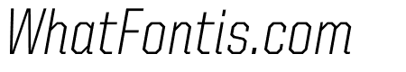 United Italic Semi Condensed Thin