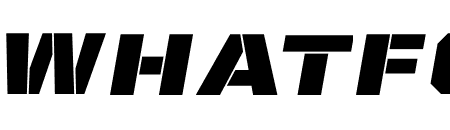 United Italic Semi Extended Stencil