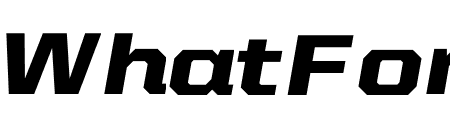 United Italic Semi Extended Thin Black Italic