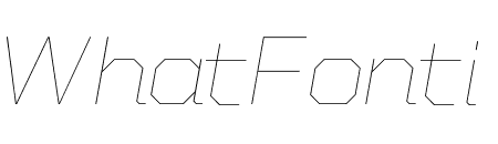 United Italic Semi Extended Thin Light Italic