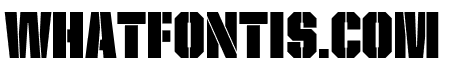 United Sans Condensed Stencil
