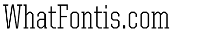 United Serif Condensed Thin Regular