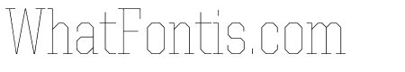 United Serif Semi Condensed Thin