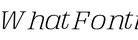 Velo Serif Display Thin Regular Italic