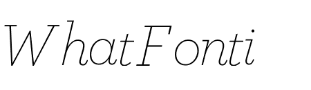 Archer Extra Light Italic