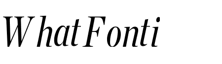 Chronicle Display Compressed Italic