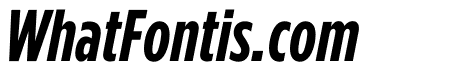 Gotham Condensed Bold Italic