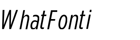 Gotham Condensed Book Italic