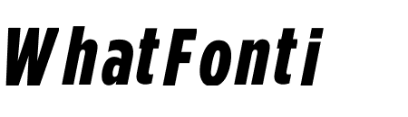 Gotham Condensed ScreenSmart Black Italic