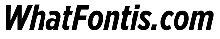 Gotham Extra Narrow Bold Italic