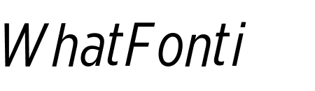 Gotham Extra Narrow Book Italic