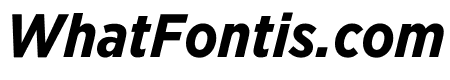 Gotham Narrow Bold Italic