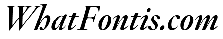 Hoefler Titling Bold Italic
