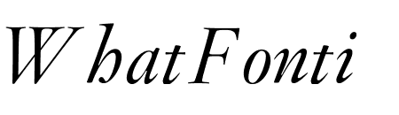 Hoefler Titling Light Italic