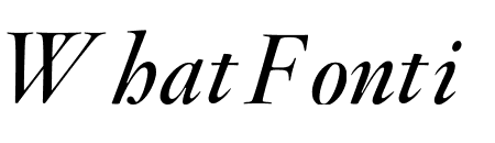 Hoefler Titling Semibold Italic