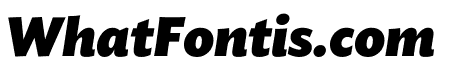Ideal Sans Black Italic