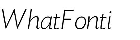 Ideal Sans Extra Light Italic