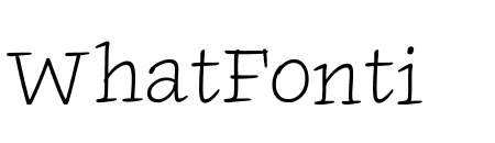 Inkwell Serif Light