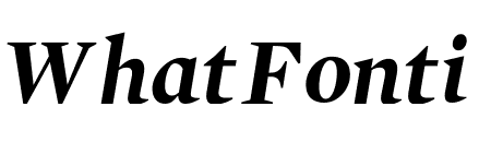 Mercury Display Bold Italic